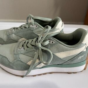 Reebok Women's Mint and Cream Sneakers